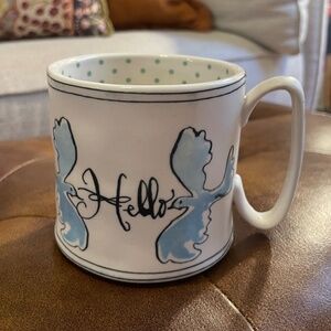 Anthropologie Hello Bird Mug NWT